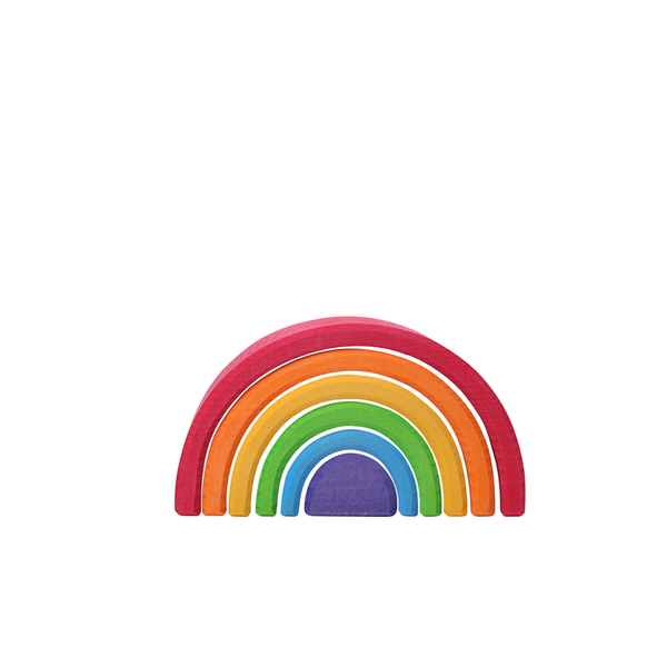 Holzspielzeug, Regenbogen, Rävenbogen, Kinderspielzeug, Erziehungsmaterial