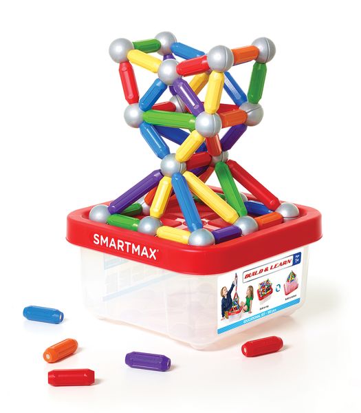 Konstruktionsspielzeug, Magnetbausteine, Klemmbausteine, Spielzeug-Set, Bausteine-Box