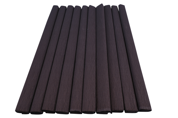 ELVIRAS Bastelkrepp Einzelfarbe 50 x 250 cm, 10 Rollen (Farbe wählbar)