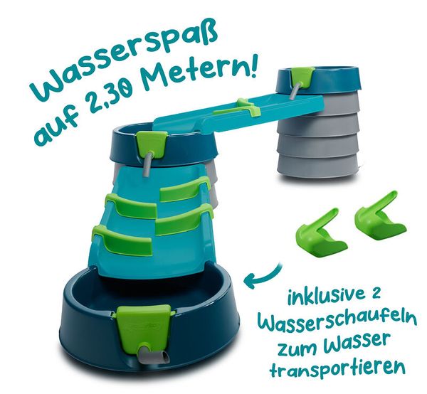 BIG AquaPlay Mudway Stream Matschbahn, ab 3 Jahre, 39-teiliges Set