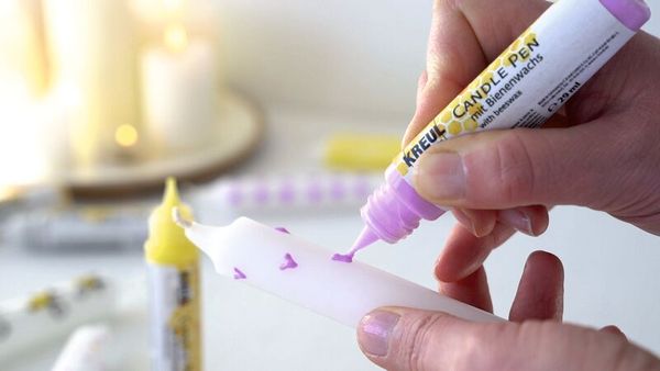 KREUL Candle Pen 6er Set, Bee Happy KREUL Candle Pen 6er Set, Bee Happy