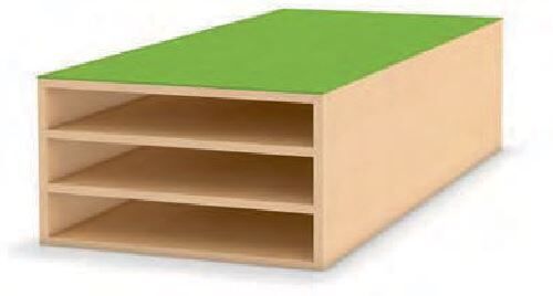 BasicPlus Spiel- und Schlafpodest (35 cm hoch) für 2 Rollkästen BasicPlus Spiel- und Schlafpodest (35 cm hoch) für 2 Rollkästen