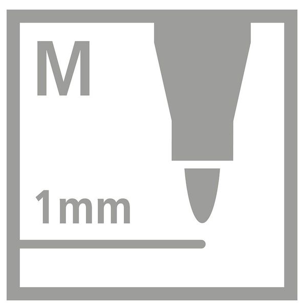 STABILO Faserschreiber Pen 68, 1 mm Strichstärke, farbig sortiert, 10 Stück