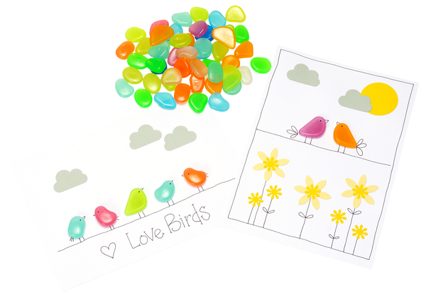 Leuchtsteine Bunter Mix, 100-teilig Leuchtsteine Bunter Mix, 100-teilig