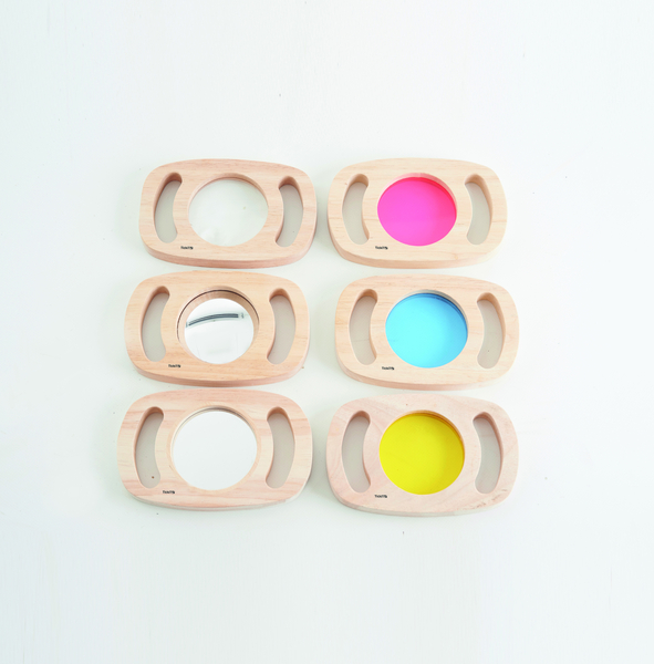 Sensorische Lupen, ab 12 Monate, 6-teiliges Set Sensorische Lupen, ab 12 Monate, 6-teiliges Set