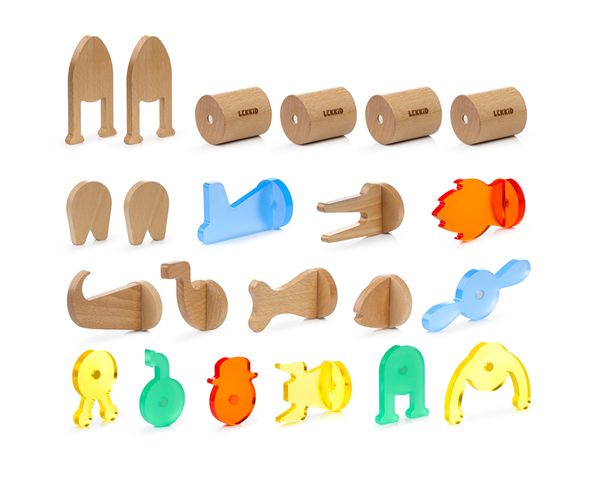Magnetisches Konstruktionsspielzeug, "Imaginary Fauna Box", 22-teilig (3-8 Jahre) (SONDERANGEBOT)