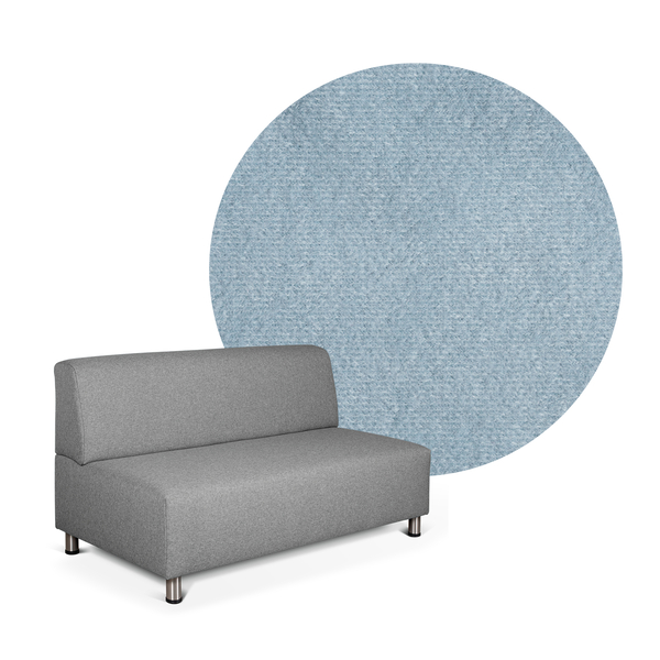 Variation-Sofa 2-Sitzer, Sitzhöhe 40 cm, Stoff & Farbe wählbar