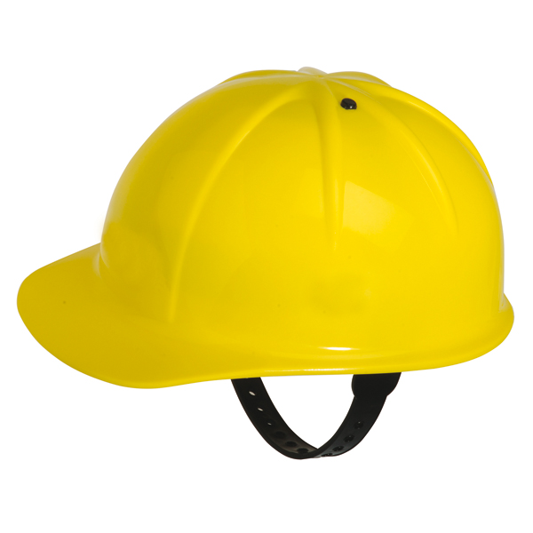 Schutzhelm, Kopfschutz, Baustellenhelm, Gelb, Verstellbar