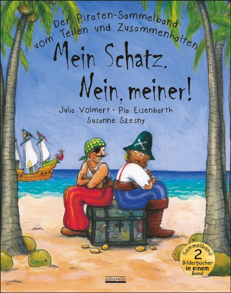 Schatzkiste, Piratenbuch, Sammelband, Meer, Sandstrand