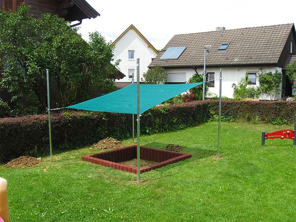 Sandkastenumrandung, für Sandkasten 3 x 3 m, 12-teiliges Set, Farbe wählbar