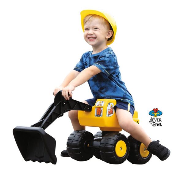Kinder, Traktor, Spielzeug, Schaufel, Baustellenfahrzeug