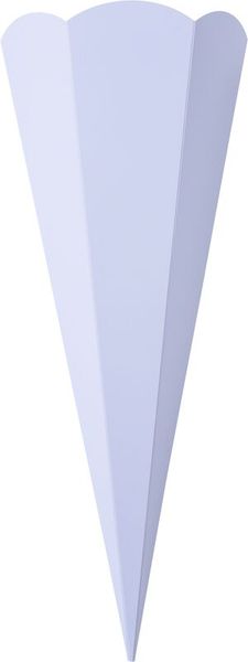 FOLIA Geschwister-Schultüten-Rohlinge, eckig, aus Fotokarton, 41 cm, 5 Stück, Farbe wählbar