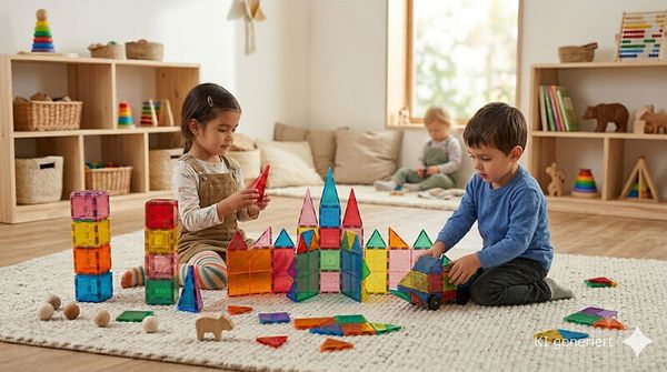 playroom, Kinder-Spielzeug, Holzblöcke, bunte Blöcke, Konstruktionsspielzeug