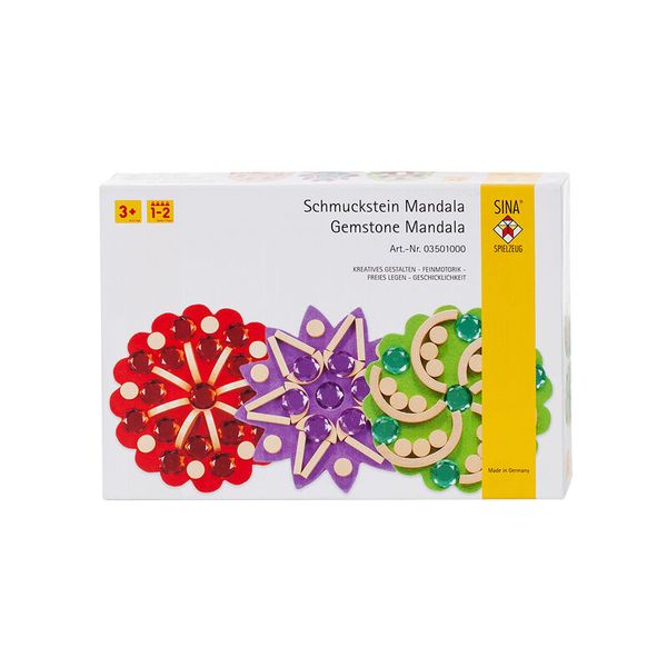 Juwelenstein, Mandala, Schmuckstein, Baustein, Kinder