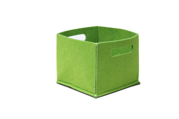 grüne tasche, aufbewahrungsbehälter, felt tasche, faltbare tasche, offene kiste