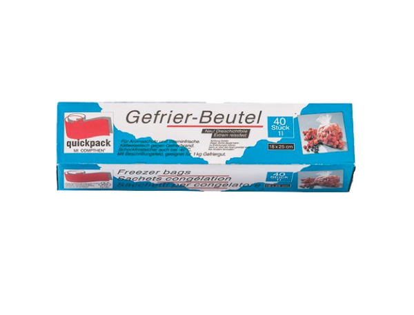 Gefrierbeutel 1 L, 4x40 Stück