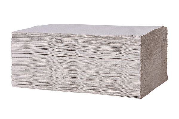Handtuchpapier 1-lagig, natur, 23x23 cm, Z-Falz, 5.000 Blatt