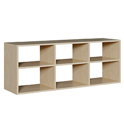 Holzregal, Schuhregal, offenes Fachregal, Holz, Regal