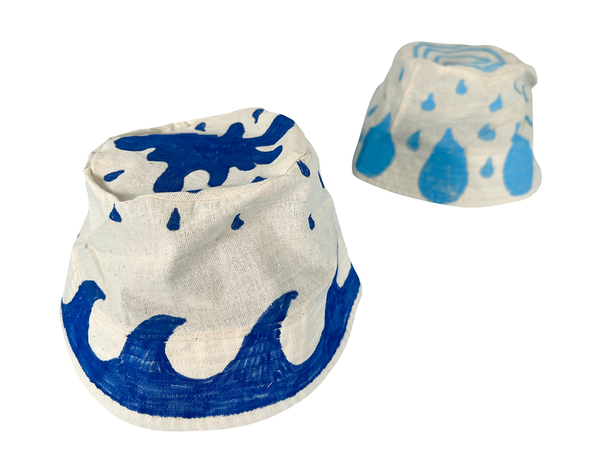 Baumwollhut natur, Gr. 54 Baumwollhut natur, Gr. 54