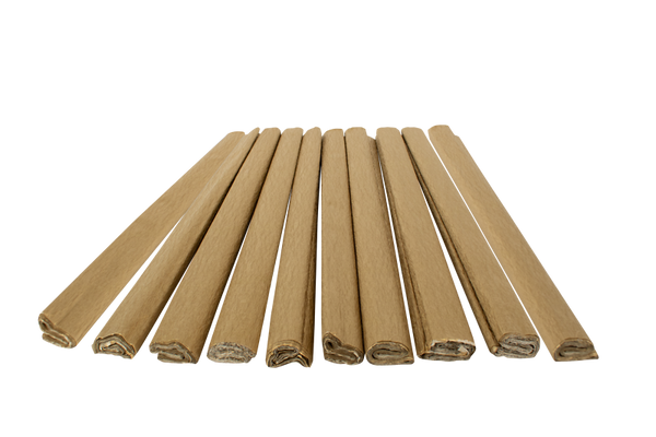 ELVIRAS Bastelkrepp Einzelfarbe 50 x 250 cm, 10 Rollen (Farbe wählbar)