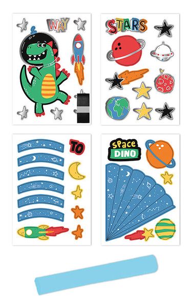 Schultüten-Bastelset Easy Line Dino, 68 cm, 1 Set 