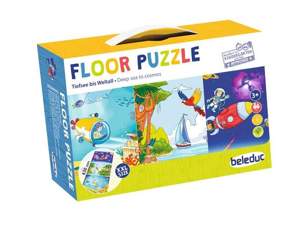 Puzzles, Floor puzzle, Kinderpuzzle, Meerestiere, Meeresthema