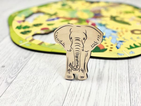 XXL Puzzle Wild Animals, 41 Teile, ab 4 Jahre XXL Puzzle Wild Animals, 41 Teile, ab 4 Jahre