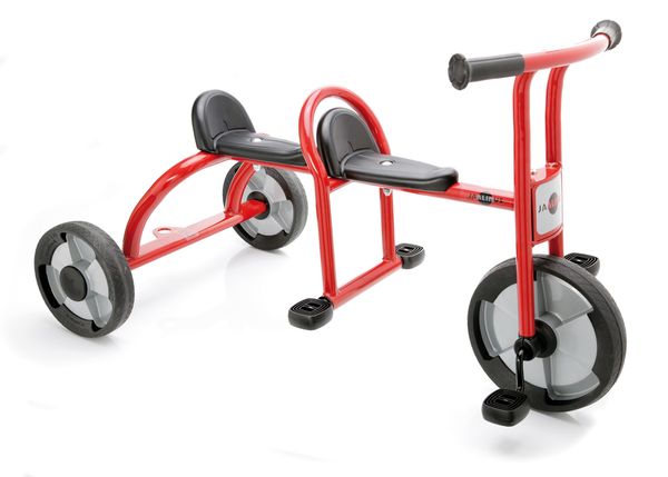 Kinderfahrzeug, Dreirad, Balancetrainer, Pedalrad, Rot
