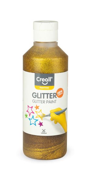 CREALL Glitter-Farbe 250 ml, Farbe wählbar