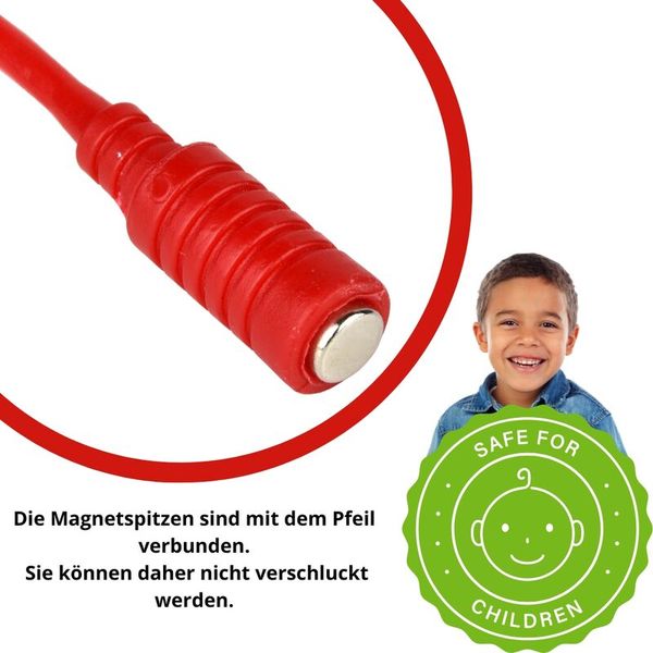 Magnetspitze, Kabelanschluss, Roter Stecker, Stromstecker, Sicherheitssiegel