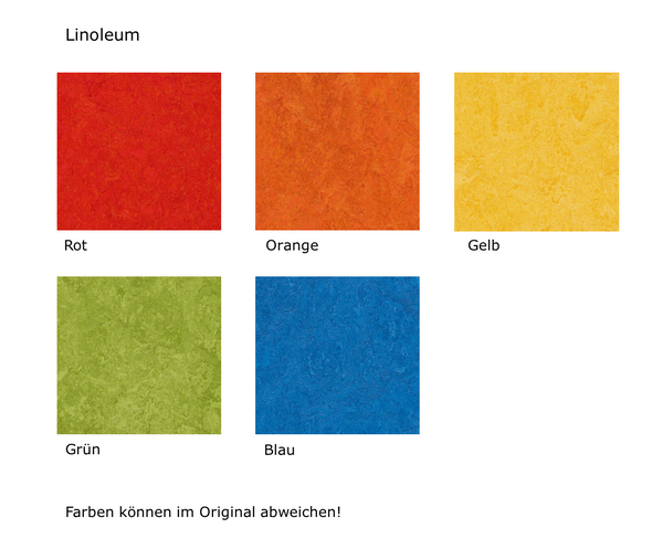 Linoleum, Linoleumboden, Material, Farbenvielfalt, Bodenbelag