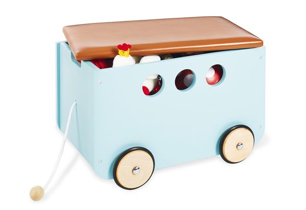 Holzwagen, Schnullwagen, Puppenwagen, Rollwagen, Holzspielzeug