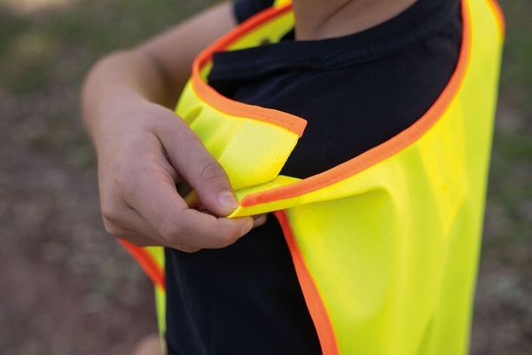 Warnweste Kinder Tiermotive mit Klettverschluss, versch. Größen, 1 Stk. Warnweste Kinder Tiermotive mit Klettverschluss, versch. Größen, 1 Stk.