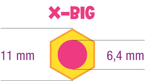 JOLLY X Big Sechskant-Buntstifte, bruchsicher, in 12 Farben sortiert, 96 Stück in Aufbewahrungsbox (SONDERANGEBOT)