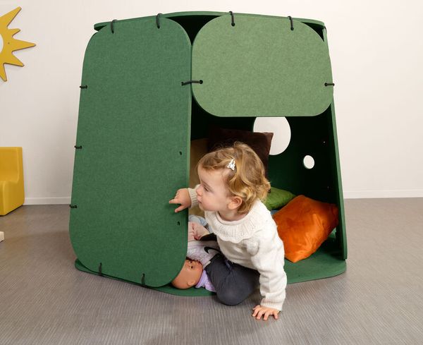 MATHOU Akustik-Rückzugshöhle mit kurzem Akustik-Tunnel MATHOU Akustik-Rückzugshöhle mit kurzem Akustik-Tunnel