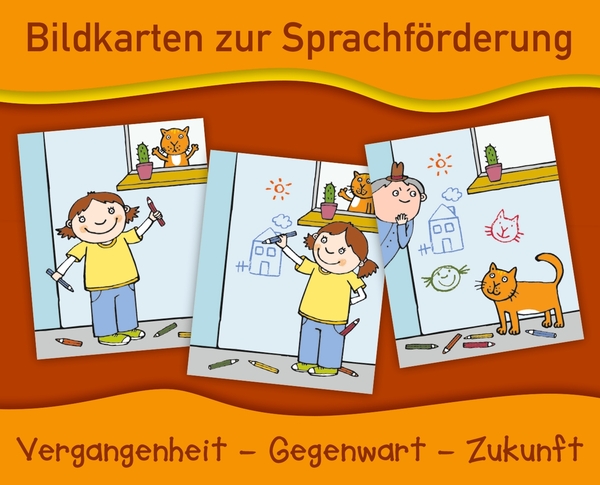 Kinder, Zeichnungen, Tier, Katze, Fenster