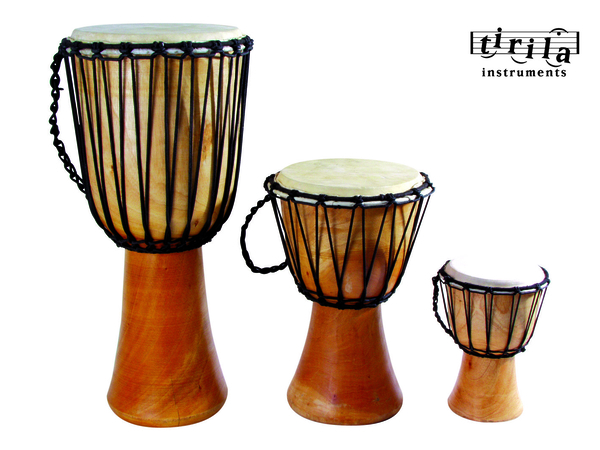 Djembe Set, klein 25 cm, groß 40 cm und Profi 60 cm Djembe Set, klein 25 cm, groß 40 cm und Profi 60 cm