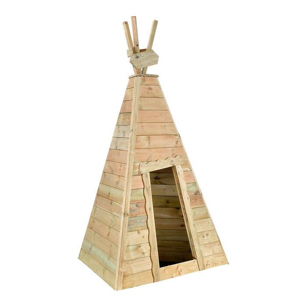 Indianerzelt kleiner Büffel, dreieckige Grundfläche, Ausführung wählbar