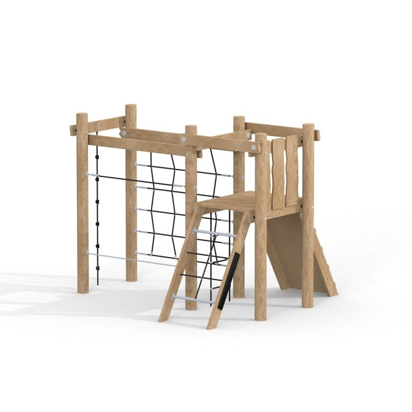 Serengeti Klettergerüst mit Kletternetz Eco