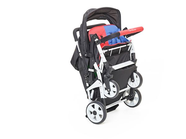 FAMILIDOO Lidoo City BB, leichtgewichtiger 4-Sitzer Kinderwagen für Neugeborene bis zum Kleinkind (SONDERANGEBOT)