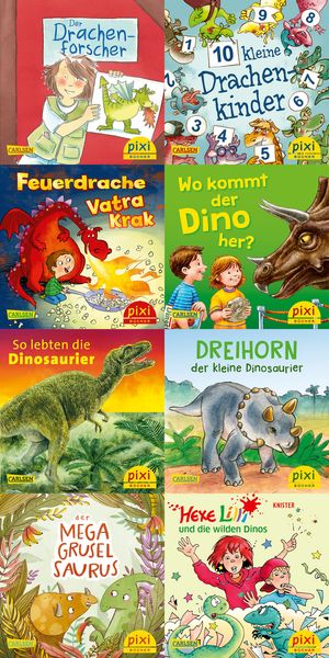 PIXI Set Dinos und Drachen bei Pixi, 8er-Set PIXI Set Dinos und Drachen bei Pixi, 8er-Set