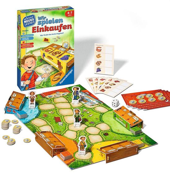 RAVENSBURGER Lernspiele-Set, ab 4 Jahre (3 Spiele)