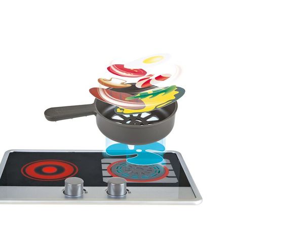 HAPE Deluxe Spielküche mit Mikrowelle und Herd, ab 3 Jahre