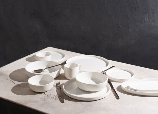 IDFine Teller flach, weiß, verschiedene Größen