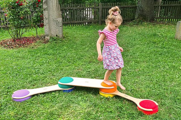 PEDALO Stapelbaustein Balanciersteg Set, 3-teilig