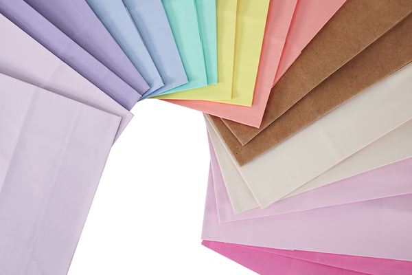 FOLIA Papiertüten S, farbig sortiert TREND, 20 Stück