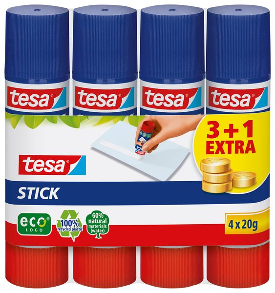 Tesa Stick ecoLogo 20 g, 4 Stk. Tesa Stick ecoLogo 20 g, 4 Stk.
