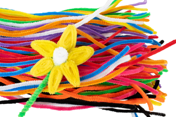 Pfeifenputzer Mix 120 cm, 100 Stück