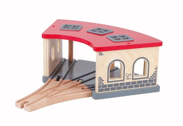 Holzbahn, Holzbrücke, Spielzeugbahn, Gleisstapelbahn, H0-Model