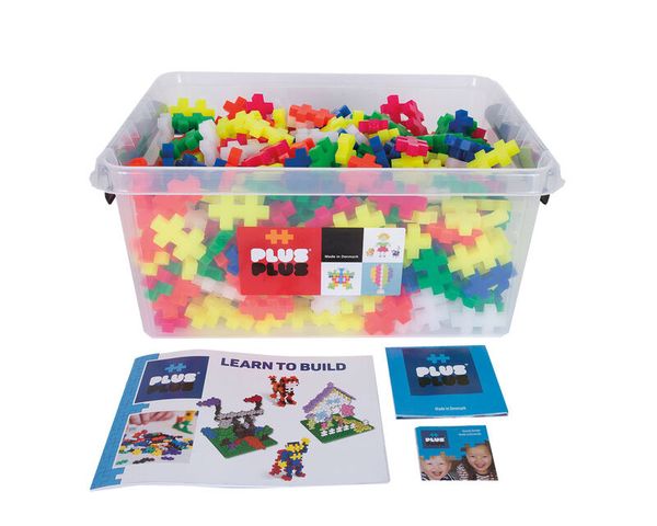 Bausteine, Klemmbausteine, Puzzlebausteine, Bausteinbox, Multicolor